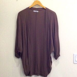 Brown Cocoon cardigan